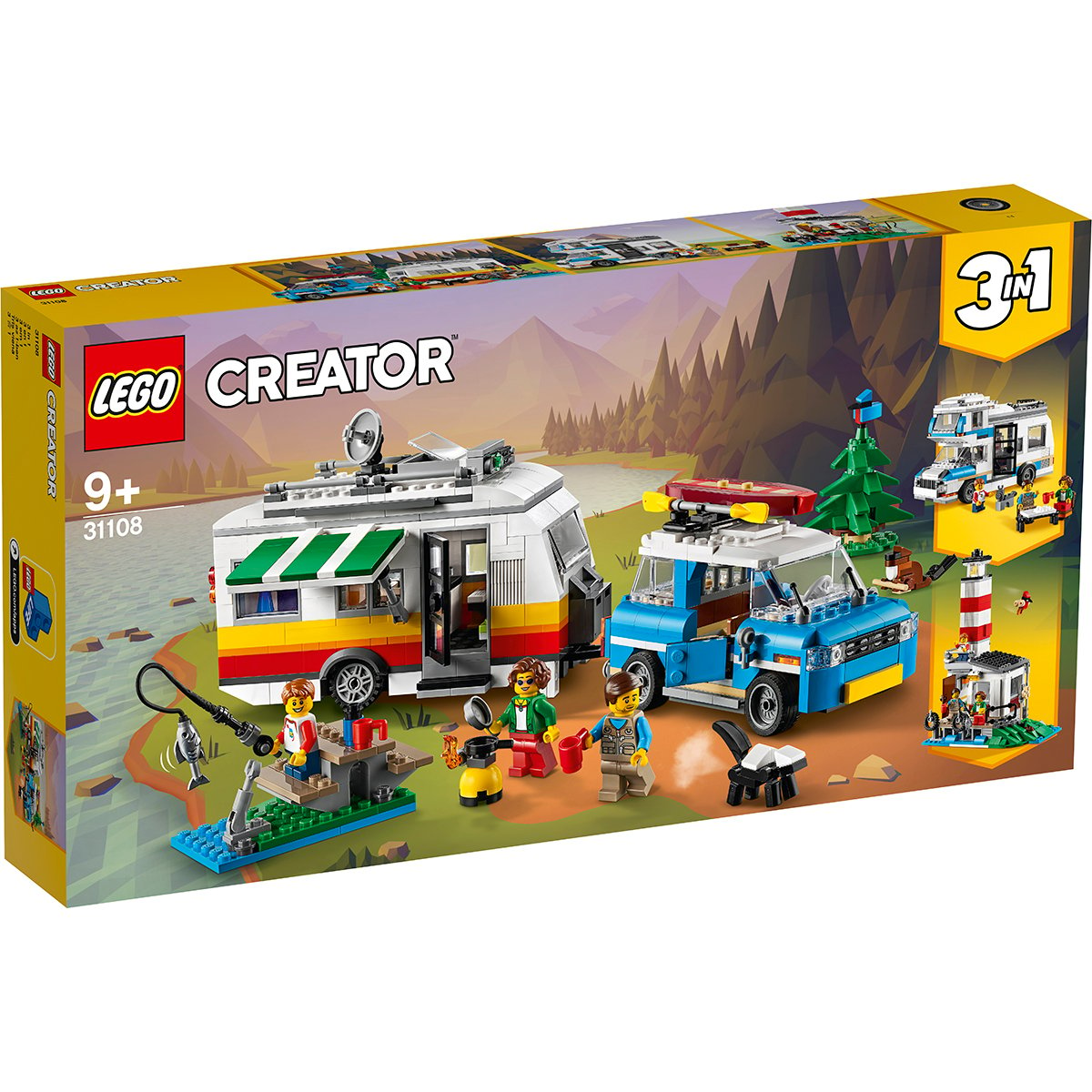 LEGO® Creator – Vacanta in familie cu rulota (31108) (31108)