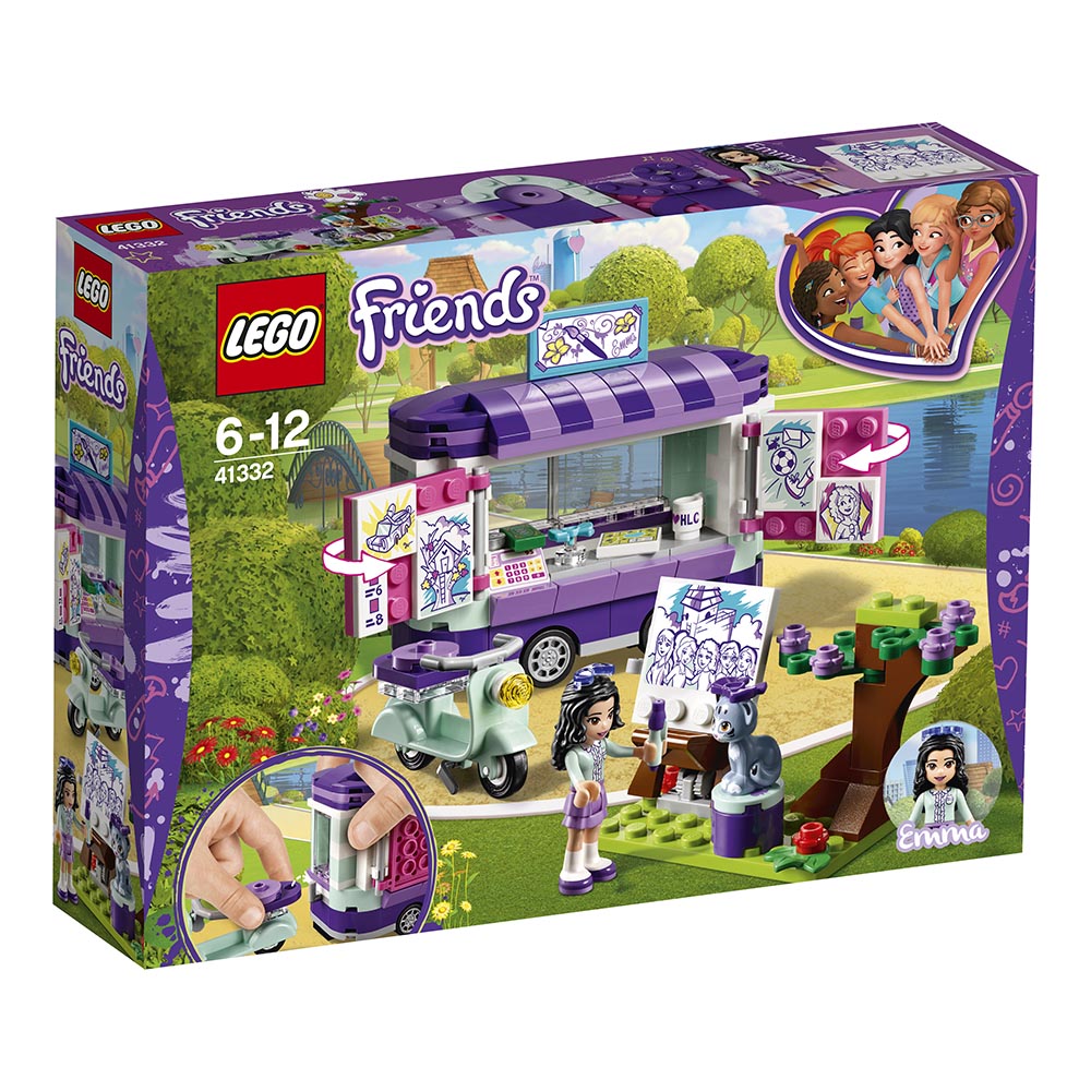 Lego® friends - standul de arta al emmei (41332)