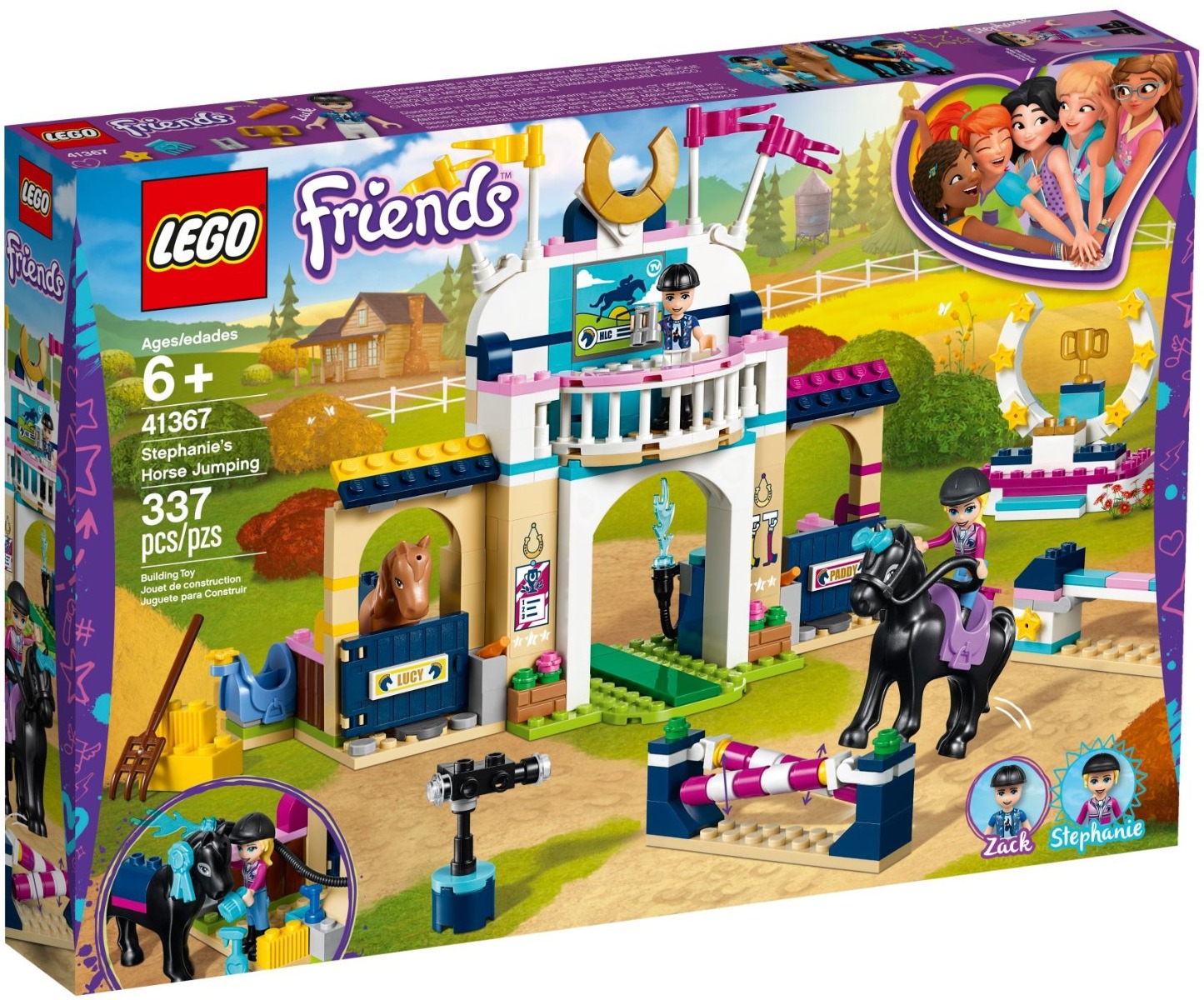 LEGO® Friends - Sariturile cu calul ale Stephaniei (41367) imagine