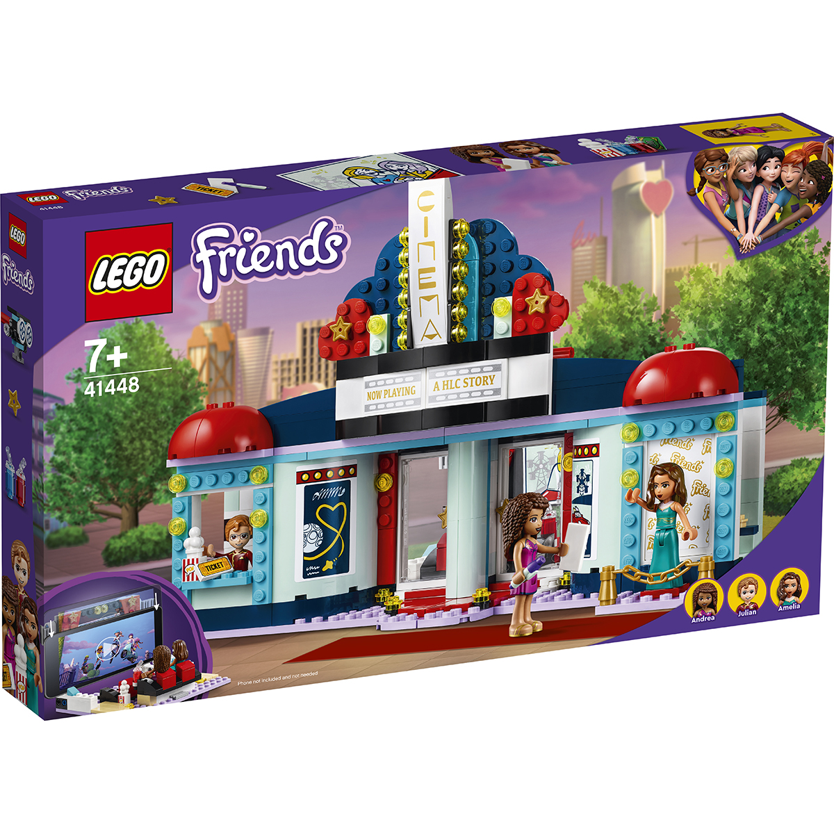 LEGO® Friends – Cinematograful din Heartlake City (41448) (41448) imagine 2022 protejamcopilaria.ro