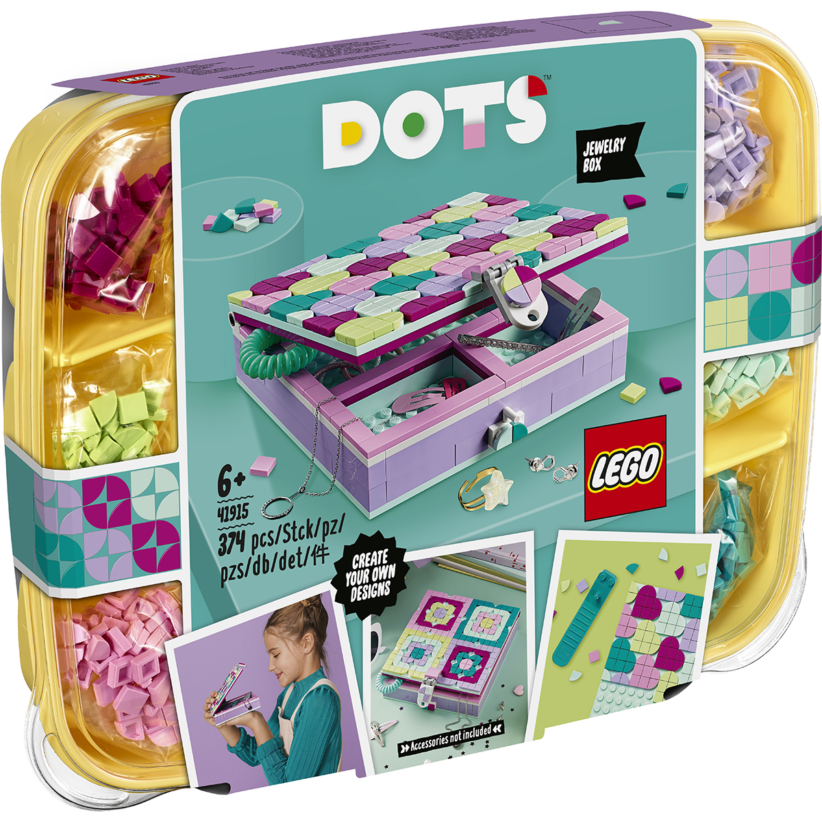 LEGO® Dots - Cutie de bijuterii (41915)