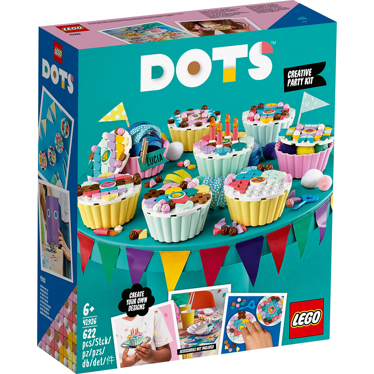 LEGO® Dots – Set de petrecere creativa (41926) LEGO imagine 2022
