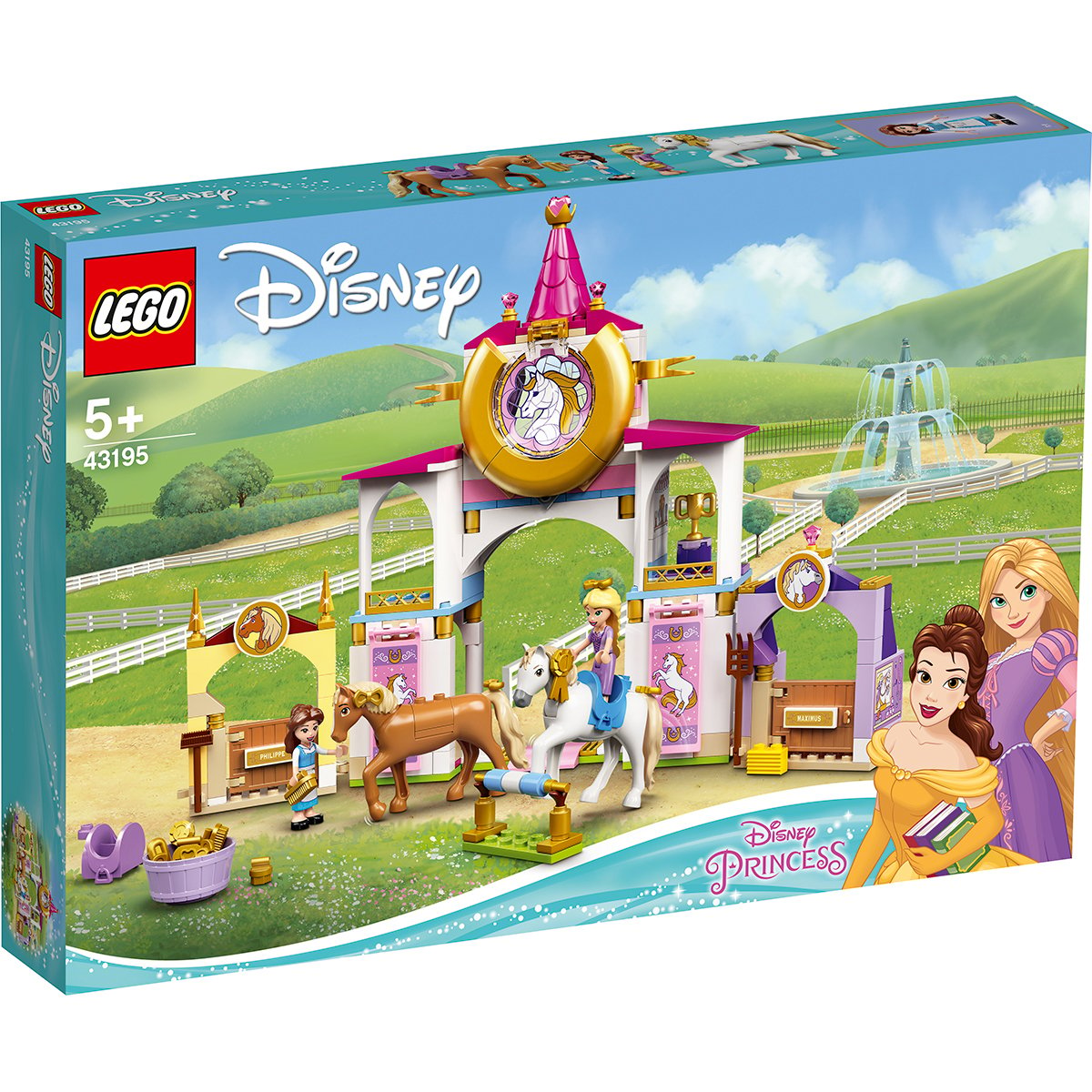 LEGO® Disney Princess – Grajdurile Regale Ale Lui Belle Si Rapunzel (43195) LEGO imagine 2022