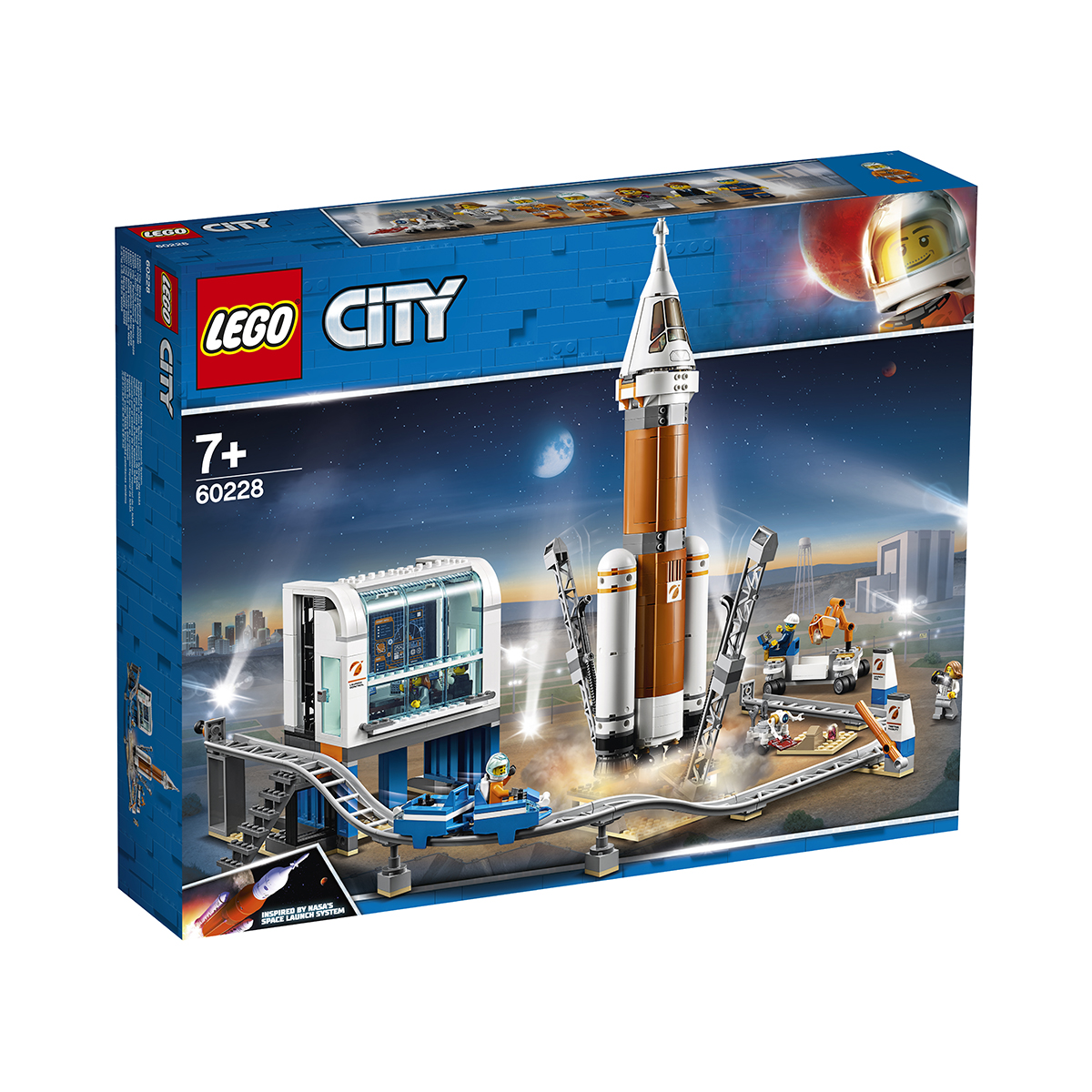 LEGO® City Space Port - Racheta pentru spatiul indepartat si centrul de comanda (60228)