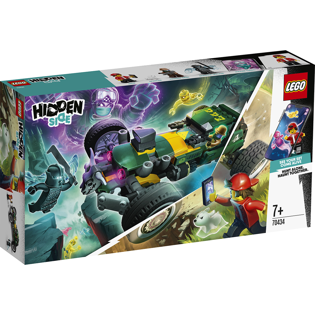 Lego® hidden side™ - masina supranaturala de cursa (70434)