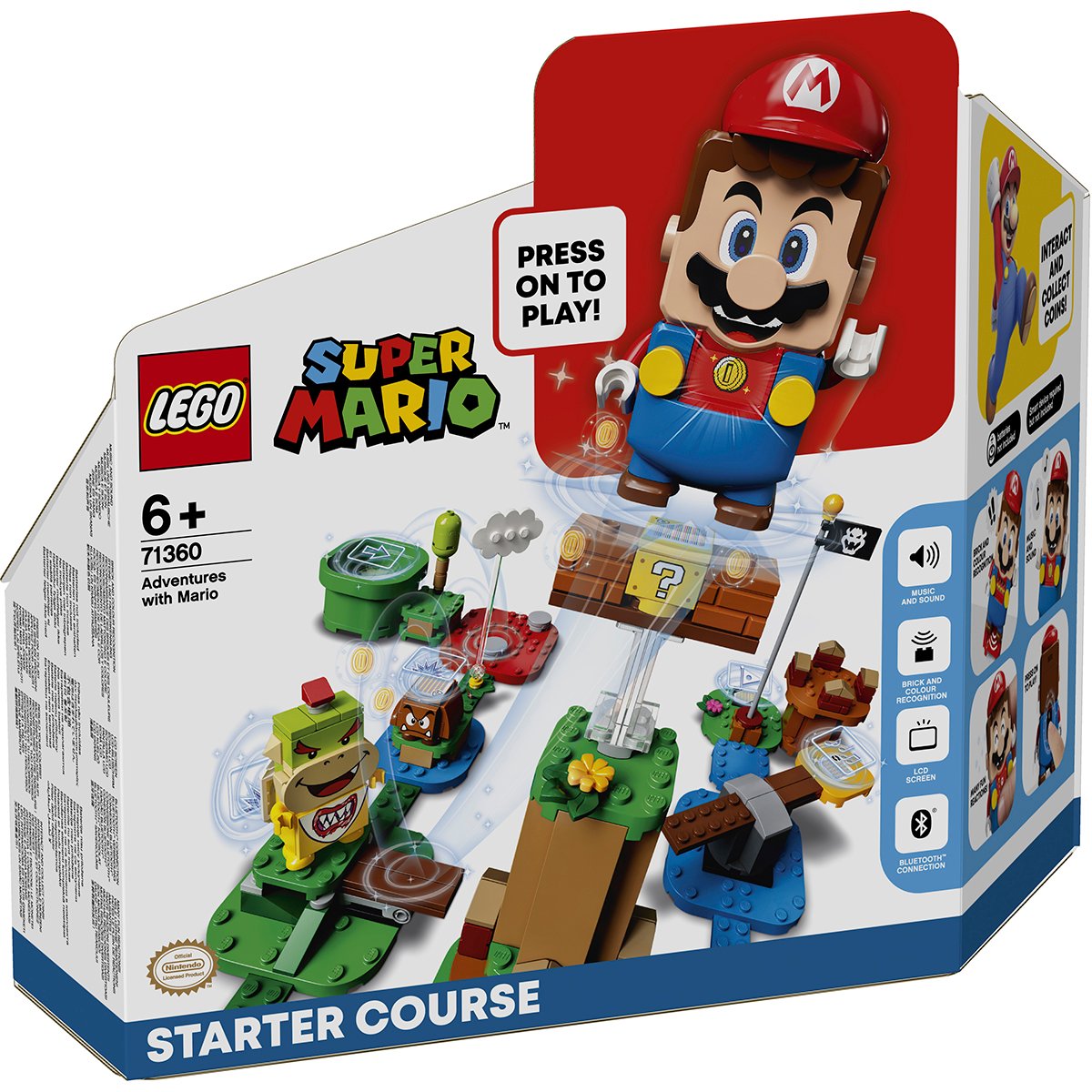 LEGO® Super Mario – Aventurile lui Mario – Set de Baza (71360) (71360) imagine 2022 protejamcopilaria.ro