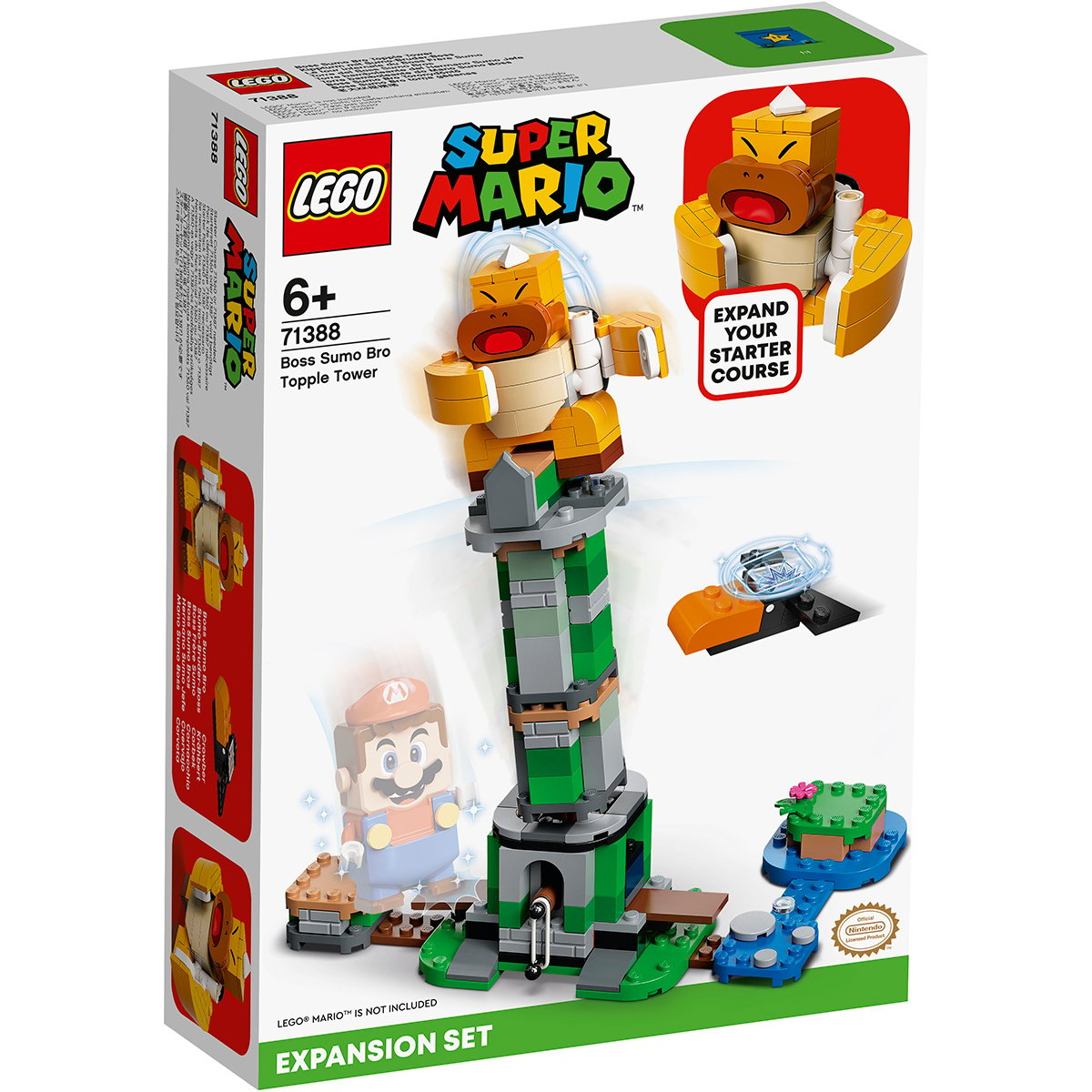 LEGO® Super Mario – Set De Extindere Turn Basculant Seful Sumo Bro (71388) (71388) imagine 2022 protejamcopilaria.ro