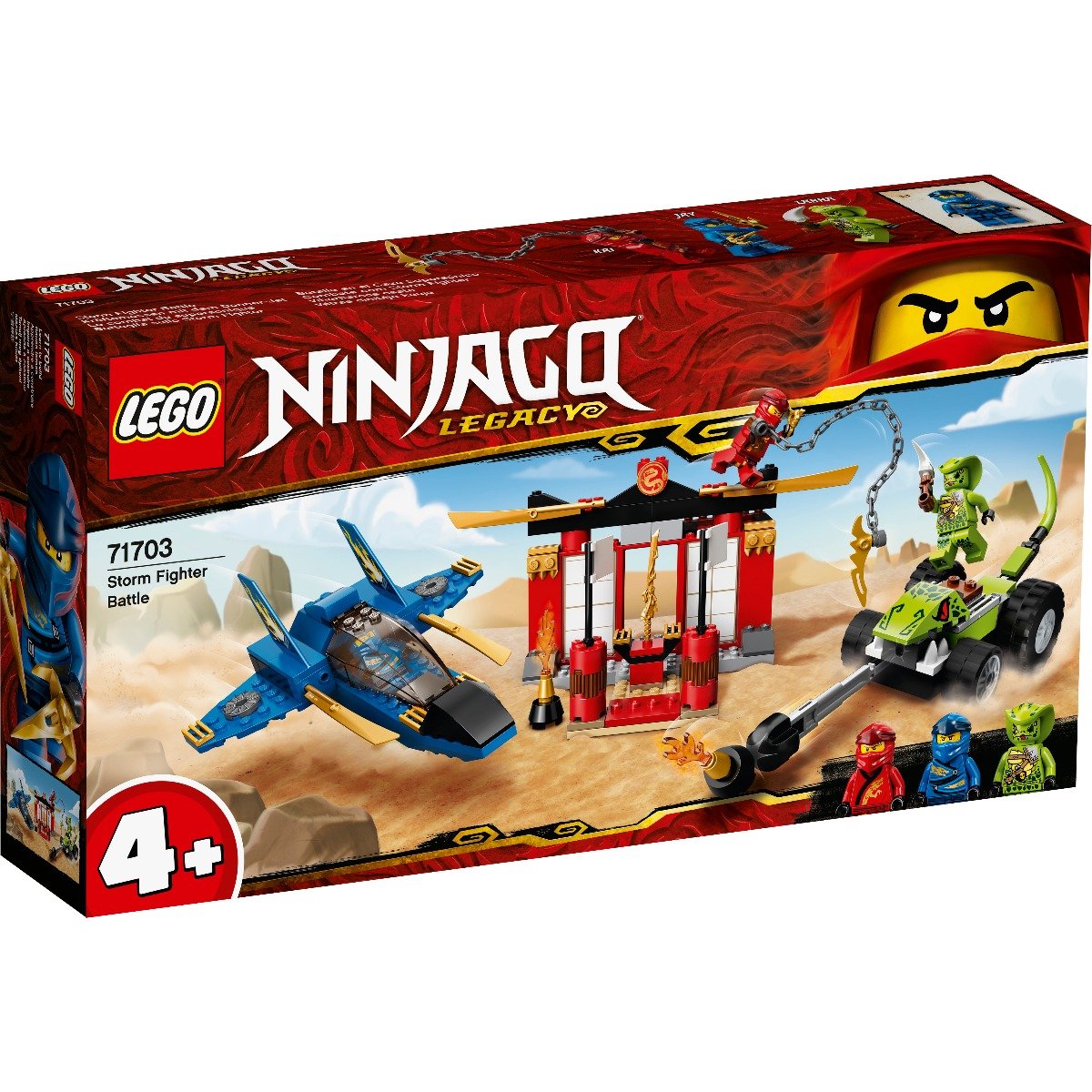 LEGO® Ninjago® – Intrecere cu avionul de lupta (71703) LEGO® imagine noua responsabilitatesociala.ro