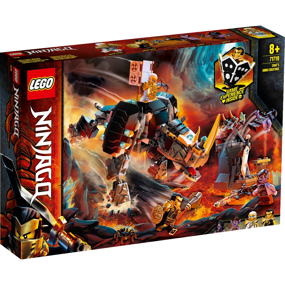 LEGO® Ninjago® – Creatura Minotaur a lui Zane (71719) LEGO imagine 2022