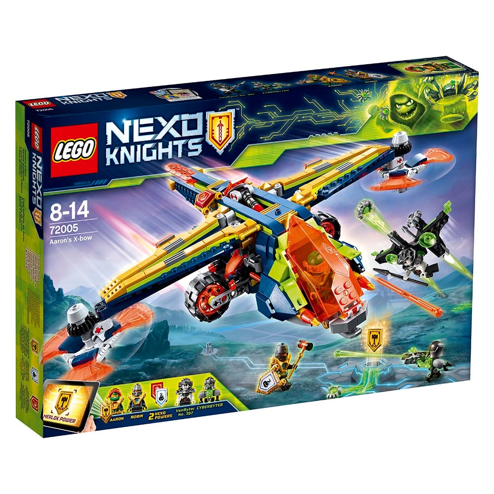 lego® nexo knights - x-arcul lui aaron (72005)