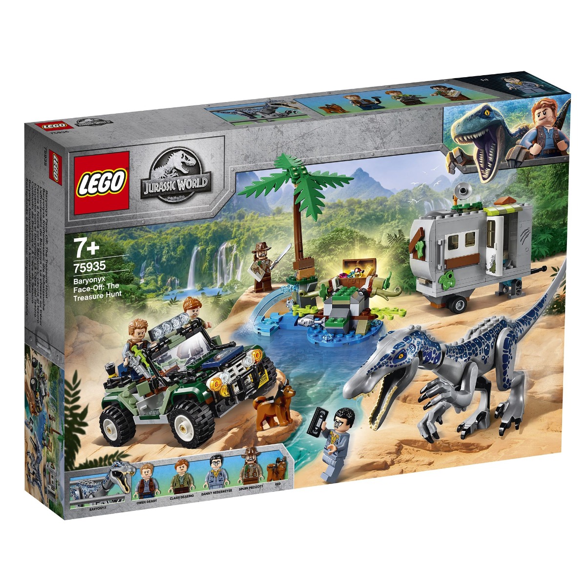 LEGO® Jurassic World - Infruntarea Baryonyx: Vanatoarea de comori (75935)
