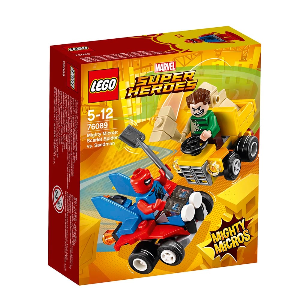 lego® super heroes mighty micros - scarlet spider contra sandman (76089)