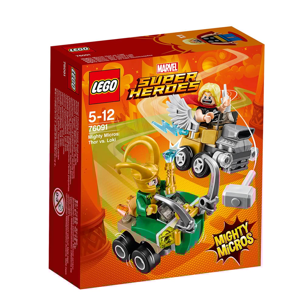 lego® super heroes mighty micros thor contra loki (76091)