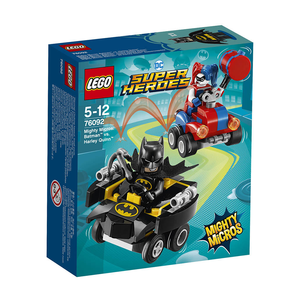 lego® super heroes mighty micros - batman contra harley quinn (76092)