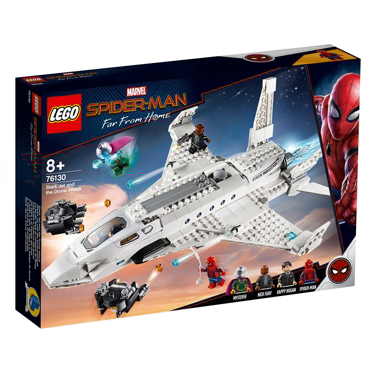 Lego® marvel super heroes - avionul stark si atacul dronei (76130)