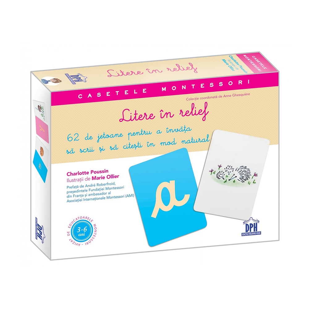 Litere in relief - jetoane + ghid de utilizare, editura dph