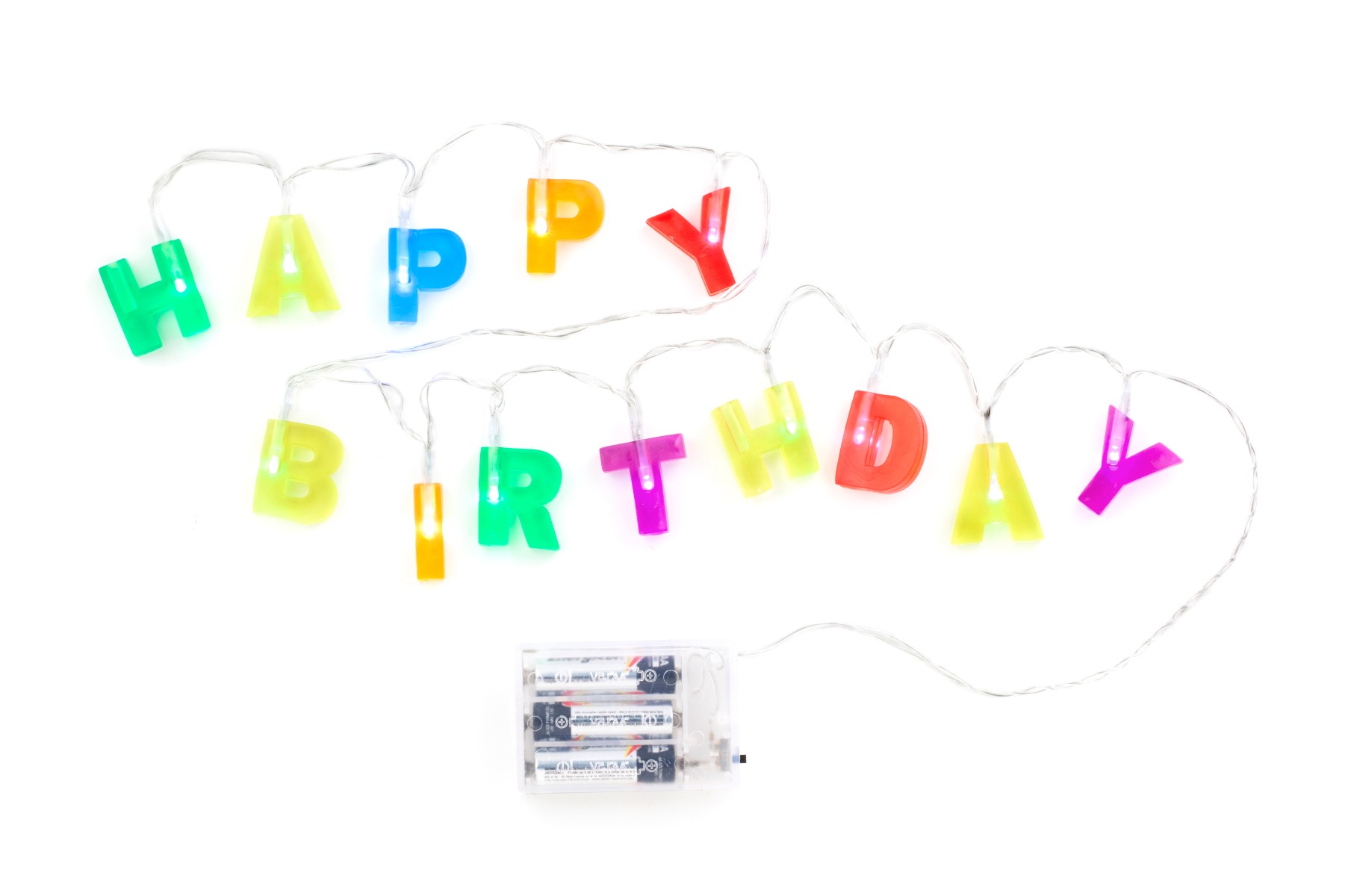 Instalatie becuri happy birthday