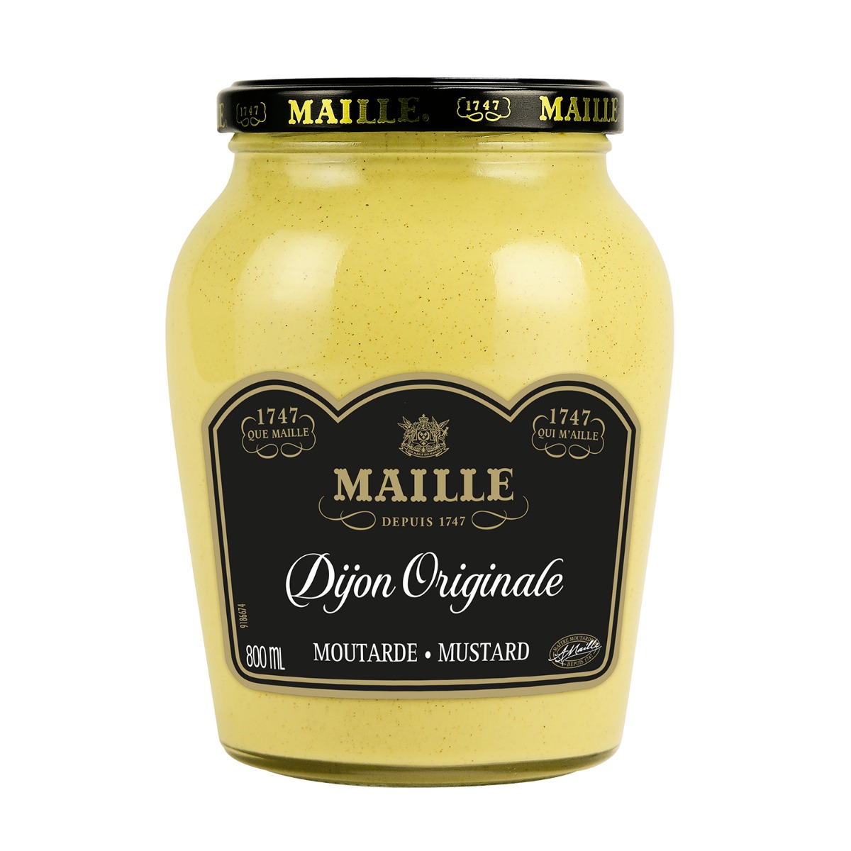 Mustar dijon original maille, 865 g