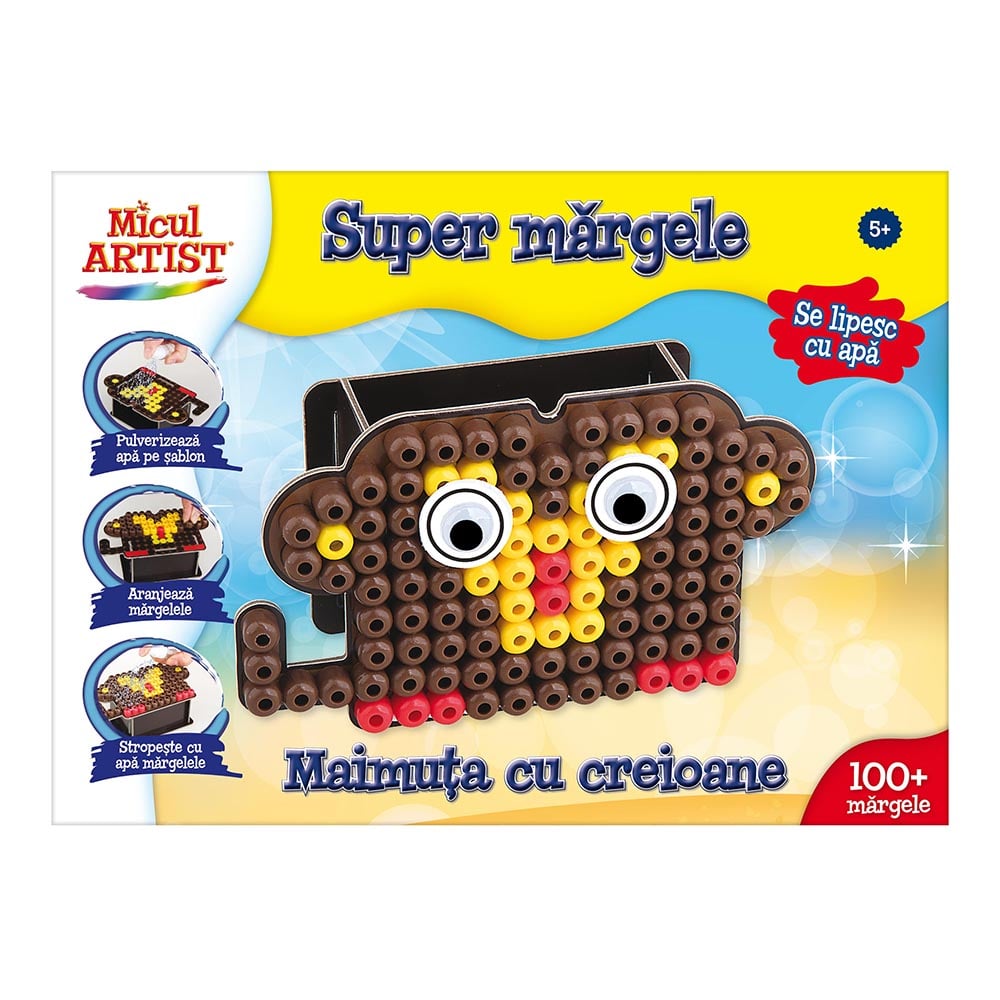 micul artist - maimuta cu creioane