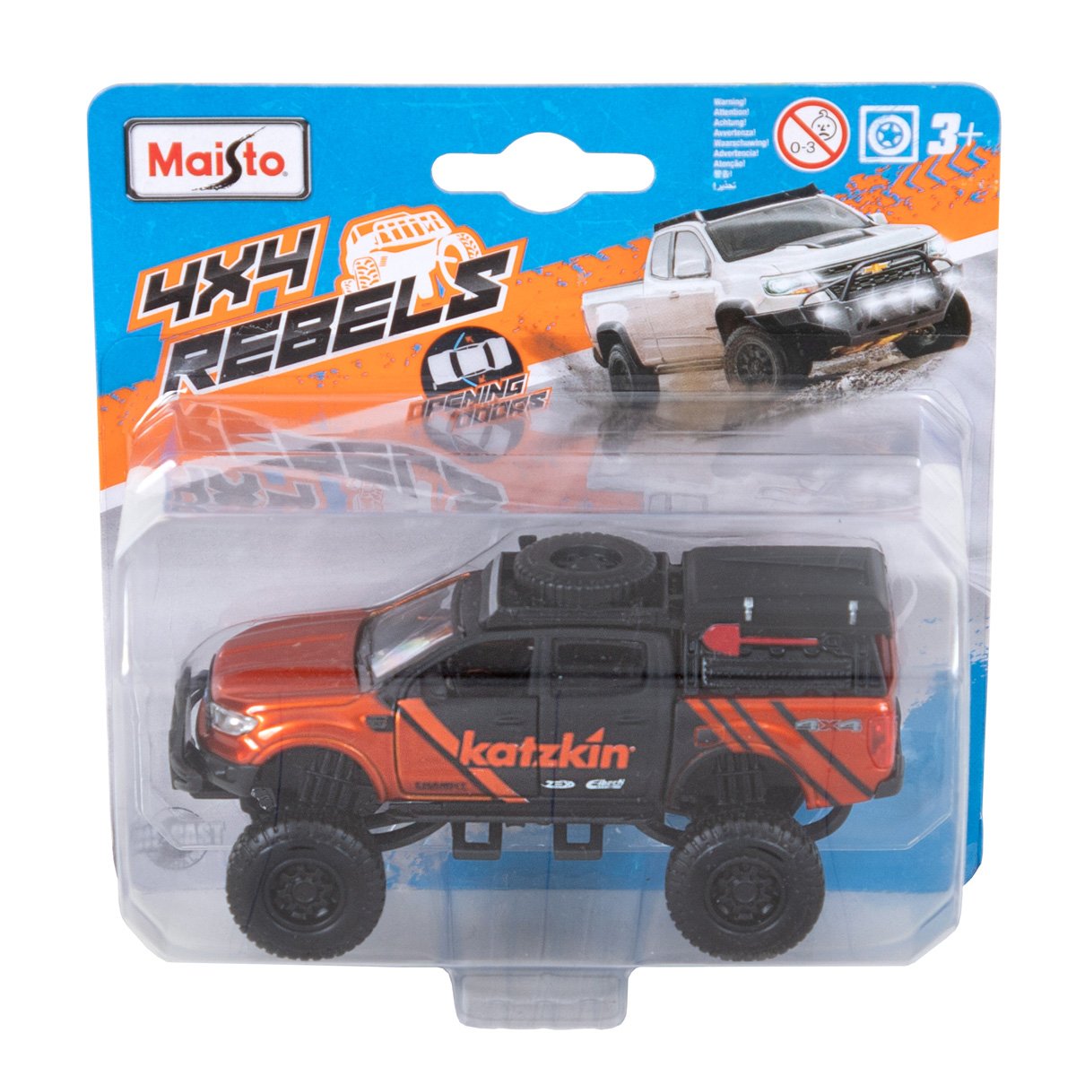 Masinuta 4X4 Rebels Maisto, Jeep, Rosu, 1:64