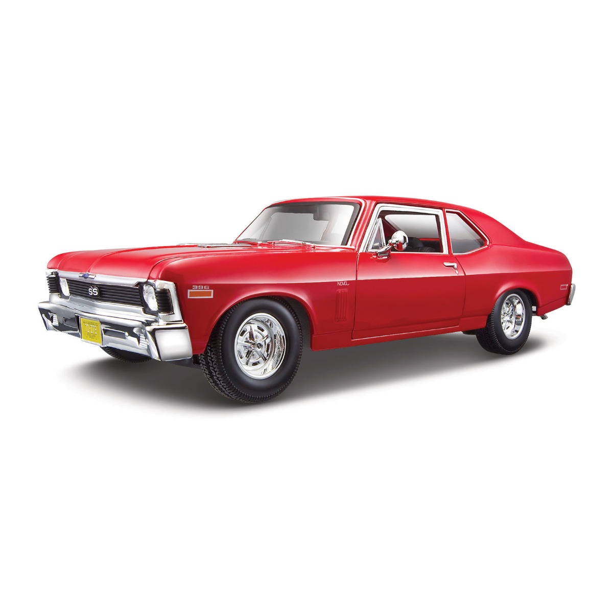 Masinuta Maisto Chevrolet Nova SS Coupe, 1:18, Rosu