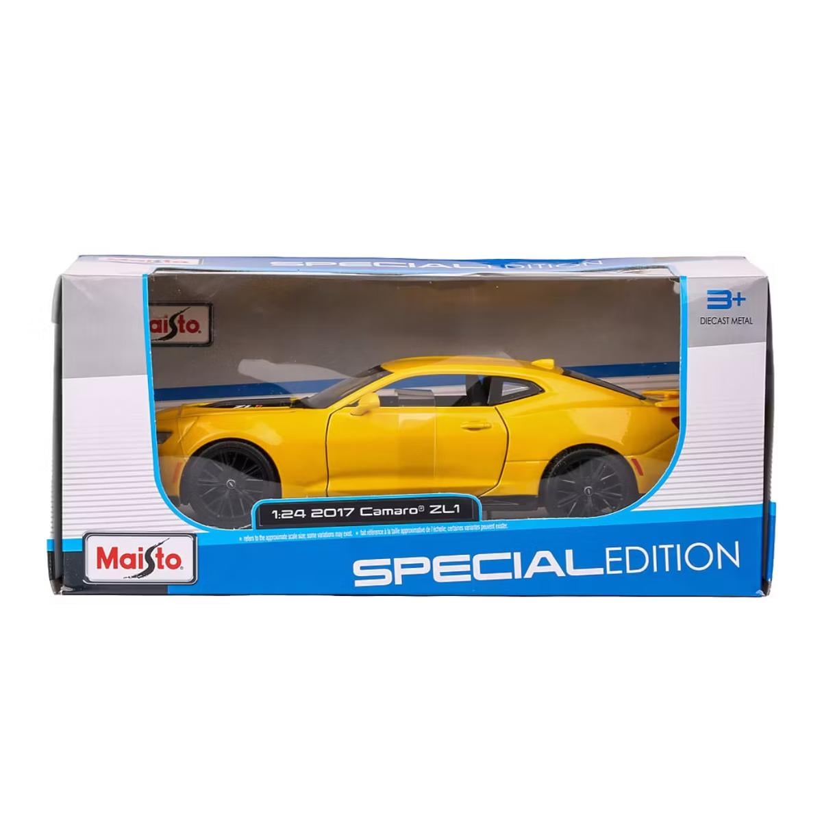 Masinuta Maisto Chevrolet Camaro Zl1 2017, Galben, 1:24