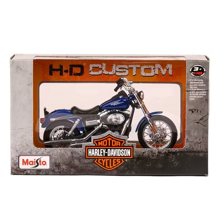 Motocicleta Maisto Harley-Davidson, 2006 Dyna Street Bob, 1:18