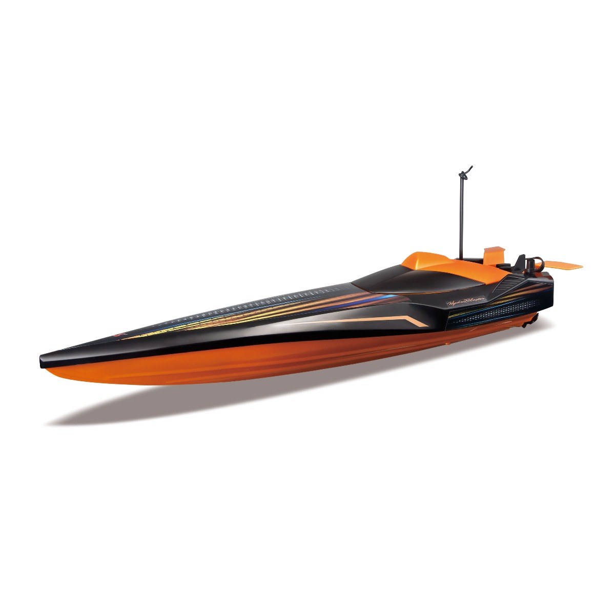 Barca cu telecomanda Maisto Tech Hydroblaster Speed, Negru/Portocaliu Barca imagine noua responsabilitatesociala.ro