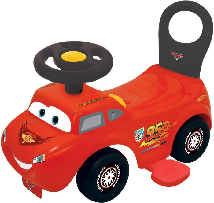 masinuta fara pedale 2 in 1 kiddieland - disney cars lightning mcqueen