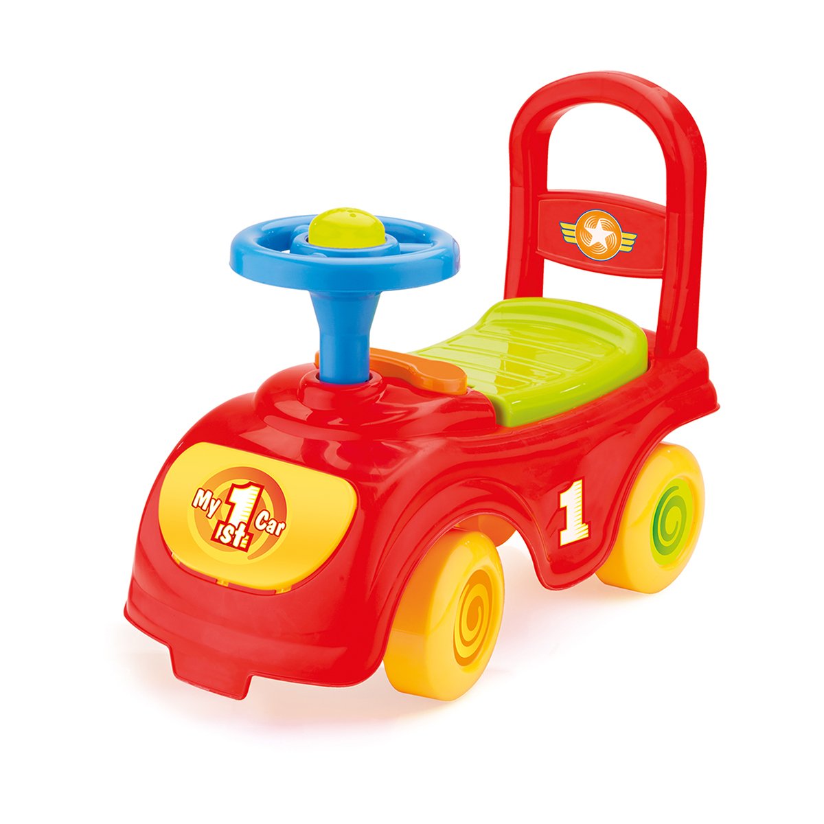 masinuta fara pedale dolu my 1st ride, rosu