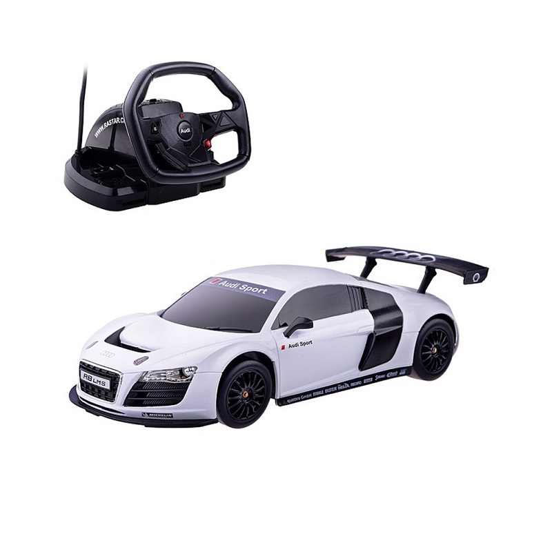 masina cu telecomanda rastar audi r8 1:18
