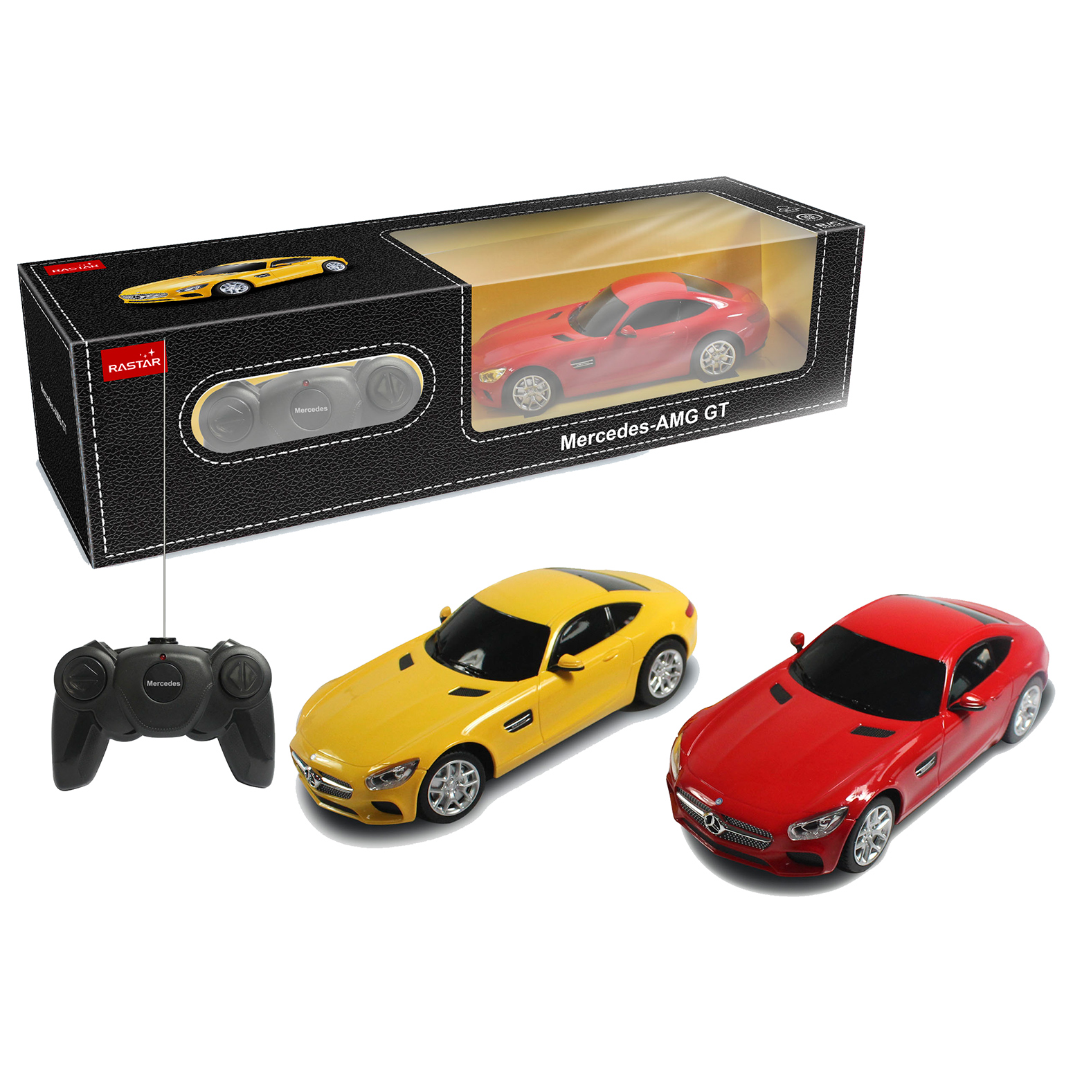 masina cu telecomanda rastar - mercedes - benz gt 1:24