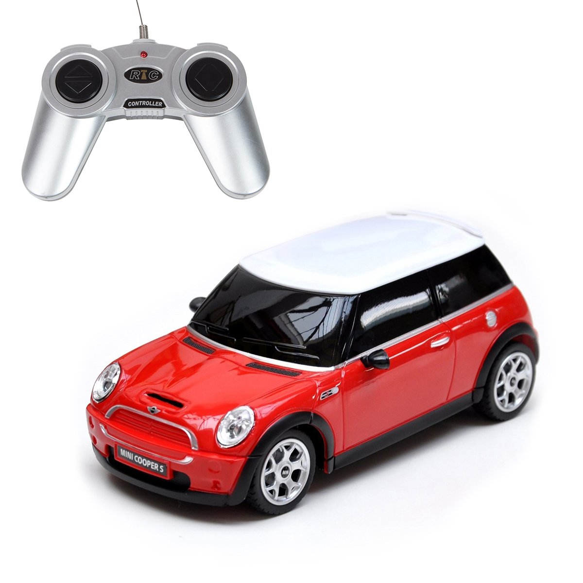 masina cu telecomanda rastar mini cooper s 1:18