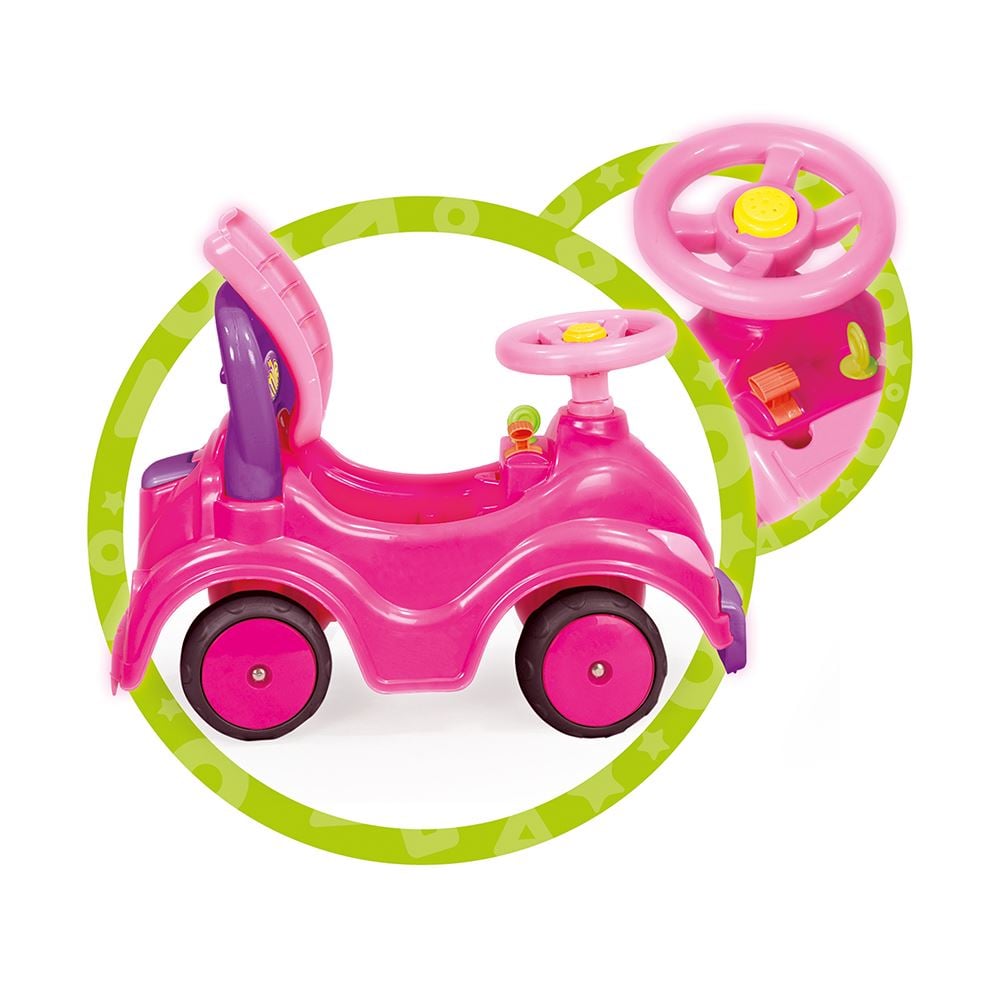 Masinuta cu maner dolu unicorn smile 4 in 1