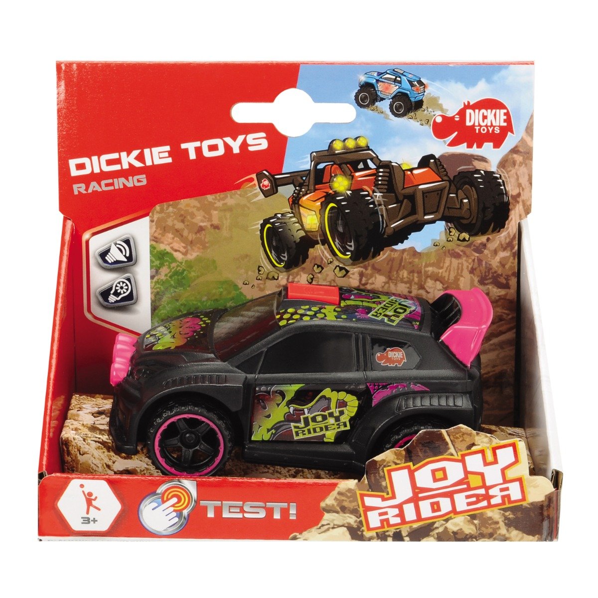 Masinuta de jucarie Dickie Toys Racing, Black Dickie Toys imagine noua