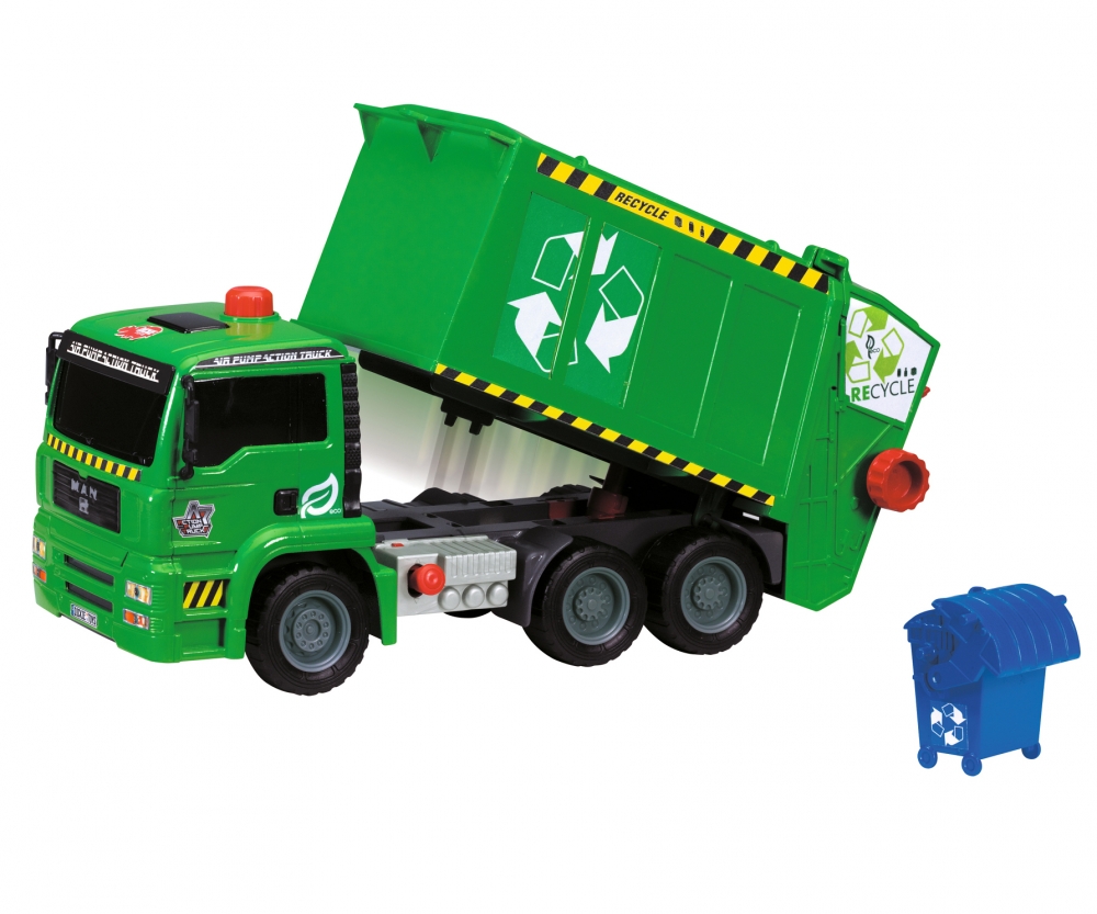 Masinuta de salubritate Dickie Toys Air Pump Garbage Truck