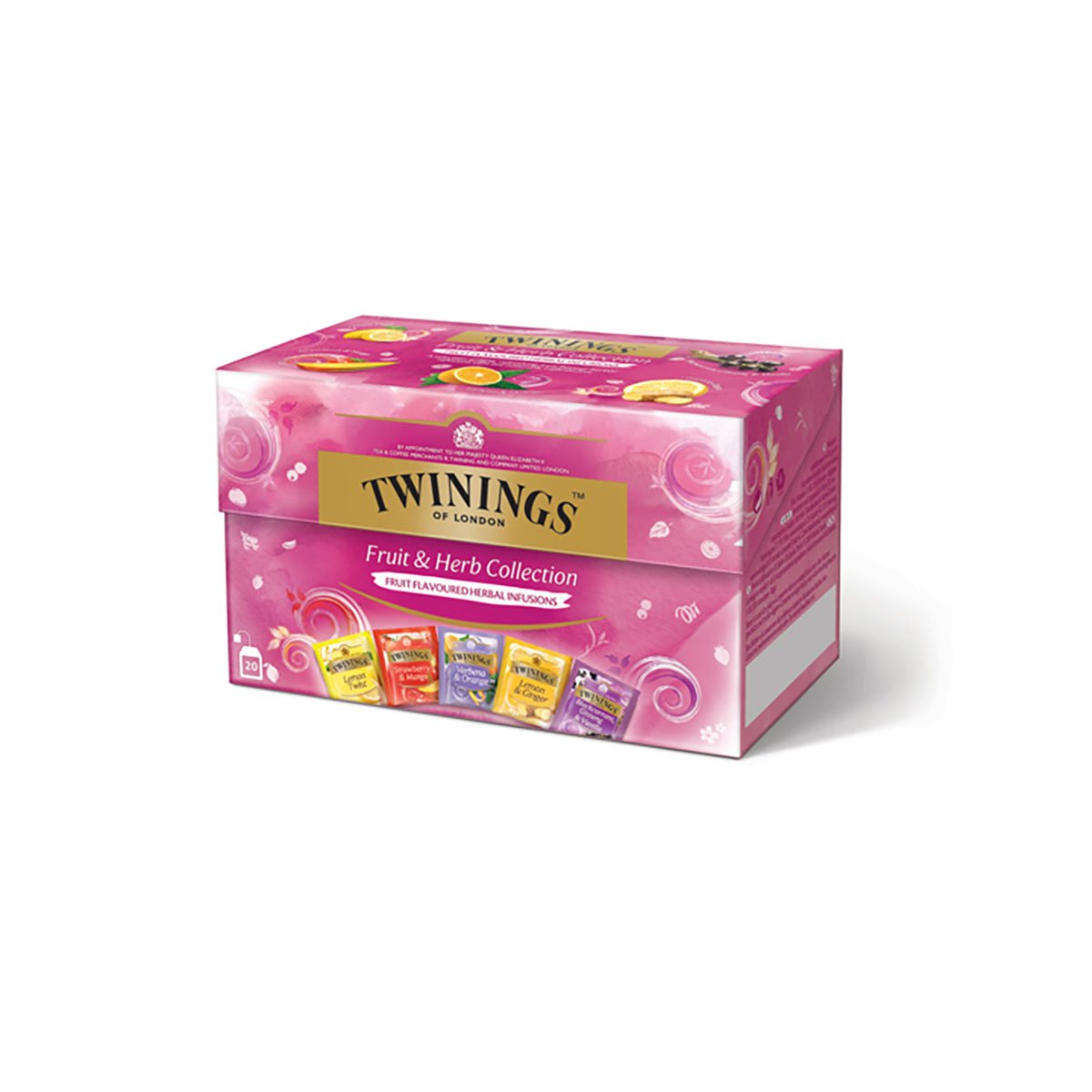 Ceai infuzie Mix 5 gusturi fructe si plante Twinings, 20 x 1.8 g noriel.ro