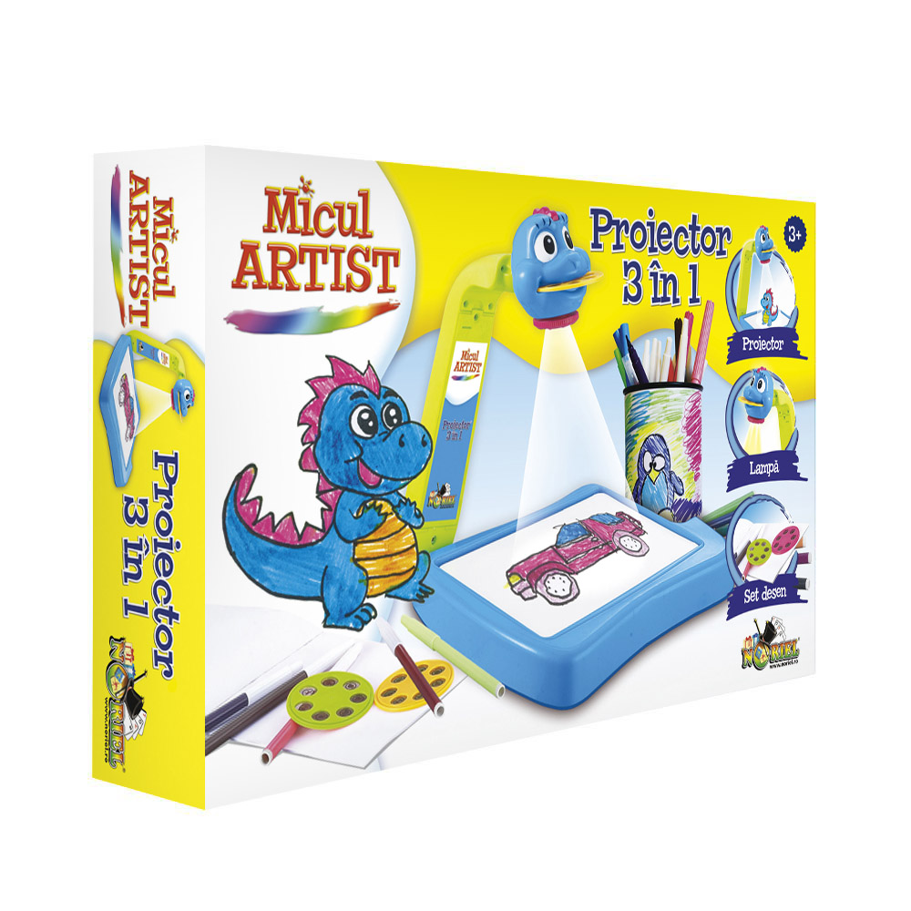 micul artist - proiector 3 in 1