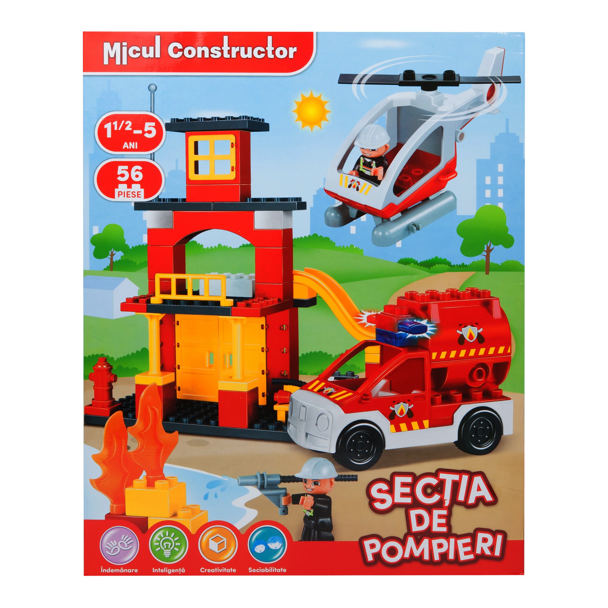 micul constructor - sectia de pompieri