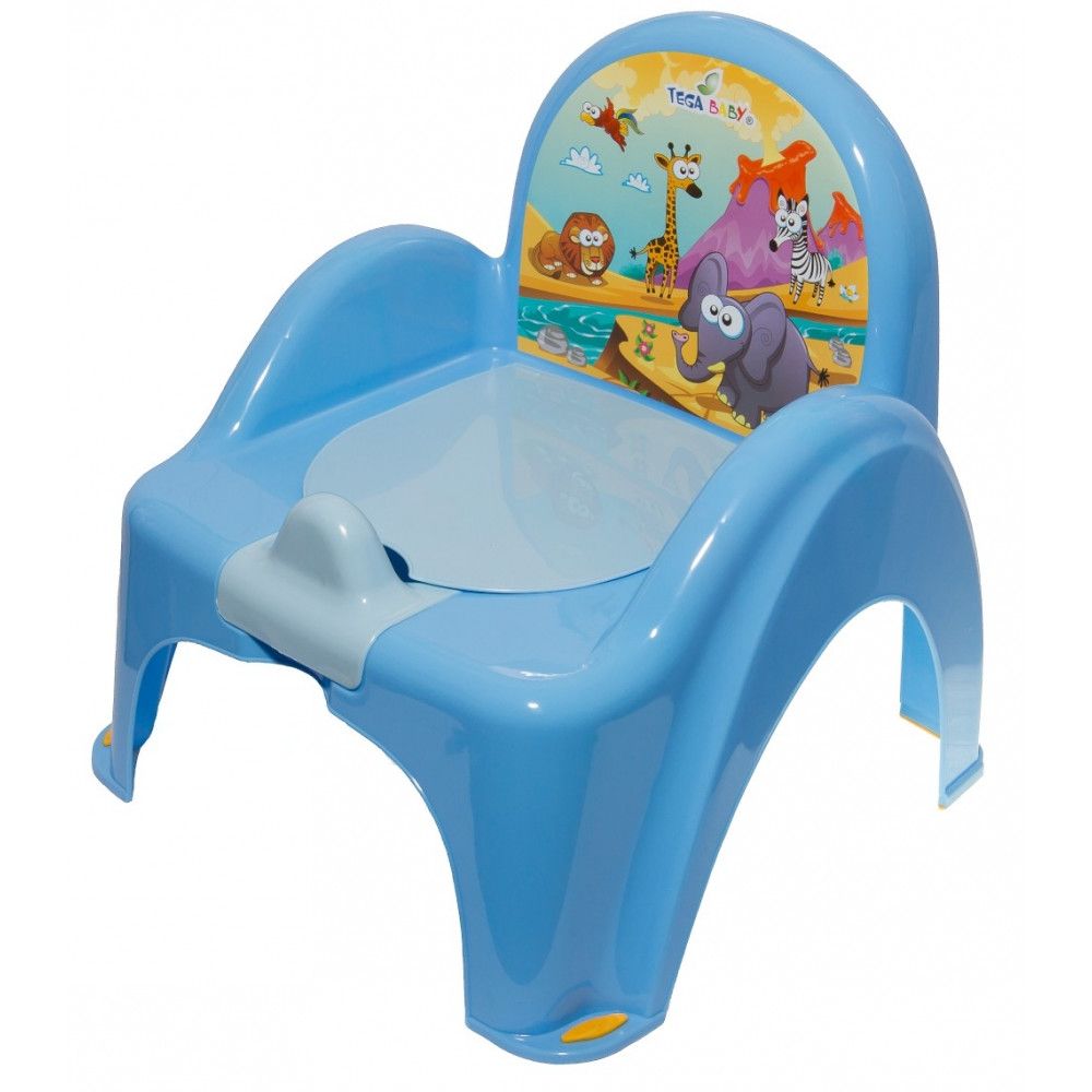 Mini toaleta Tega-Baby Safari, Albastru albastru imagine 2022 protejamcopilaria.ro
