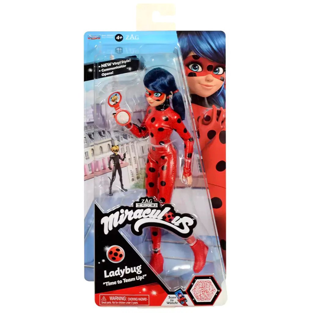 Papusa Miraculous, Ladybug, Time To Team Up, 30 cm