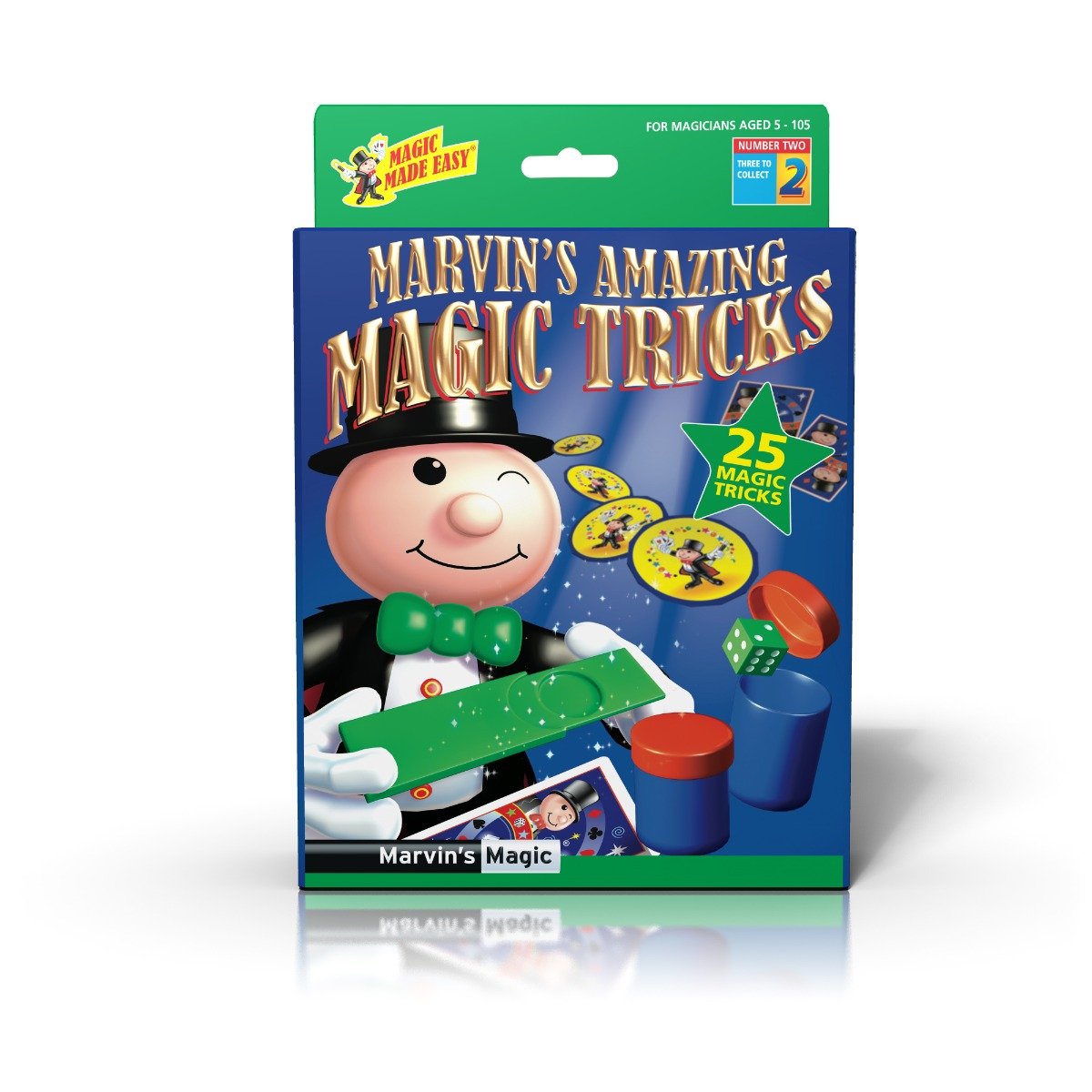 Set de magie 25 de trucuri marvin magic, verde