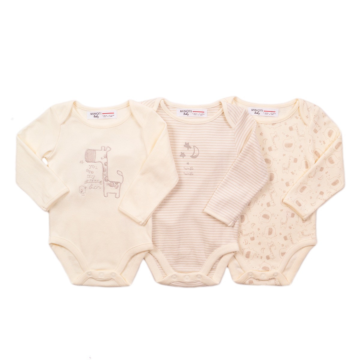 Set 3 body cu maneca lunga minoti moon