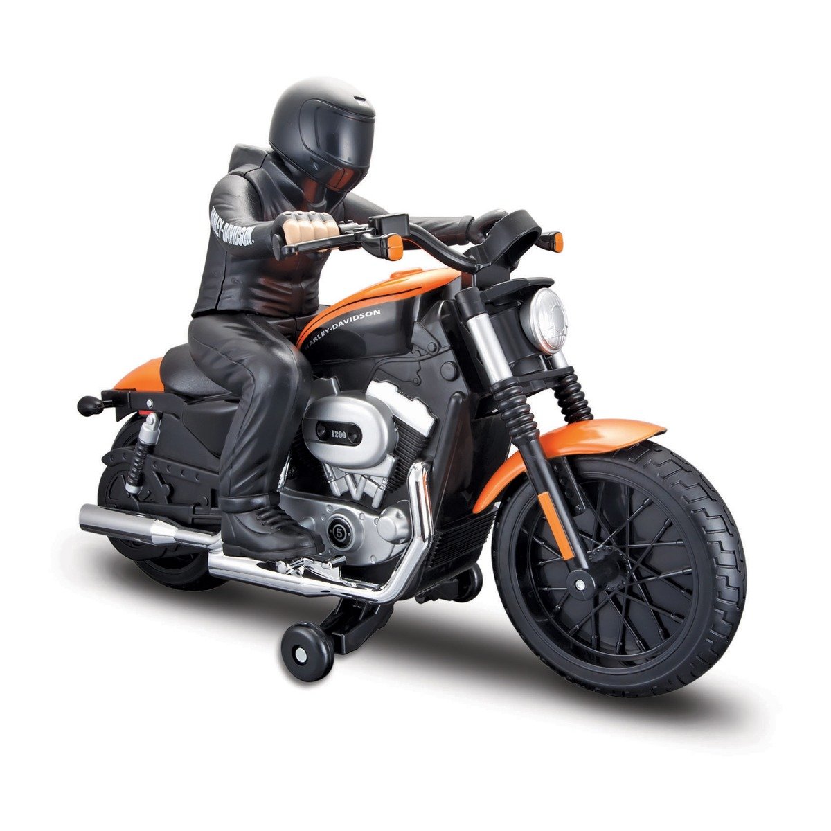 Motocicleta cu telecomanda Maisto Harley-Davidson Nightster XL 1200N, Portocaliu Masinute electrice imagine 2022
