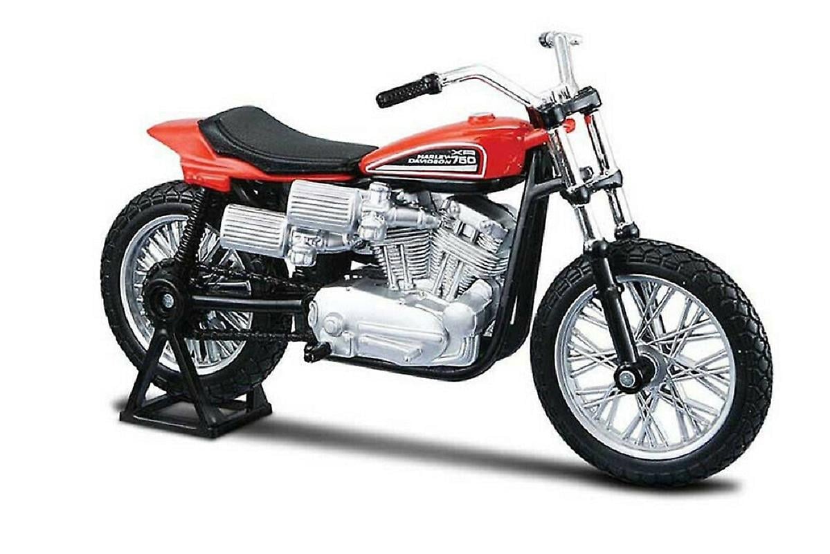 Motocicleta Maisto Harley-Davidson, 1:18, XR750 1972 Racing Bike 118 imagine 2022 protejamcopilaria.ro