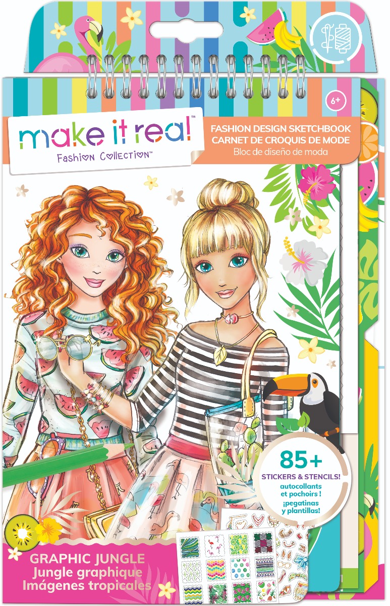Caietul designerului, make it real - desene din jungla