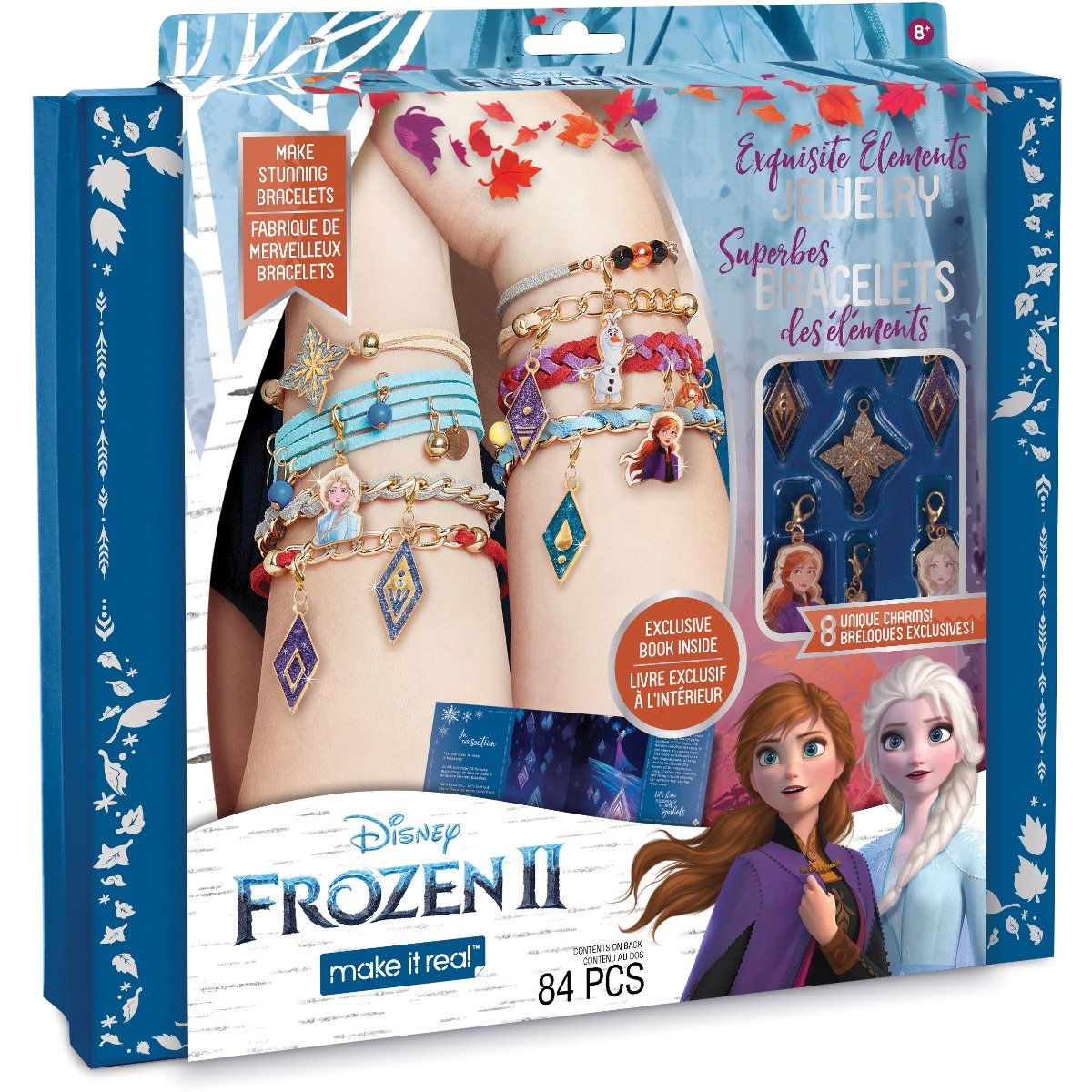 Set de creatie Make It Real Disney Frozen 2, Bratari rafinate Make It Real imagine noua responsabilitatesociala.ro