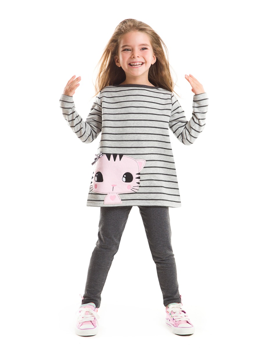 Set tunica si colanti Little Tiger Mushi