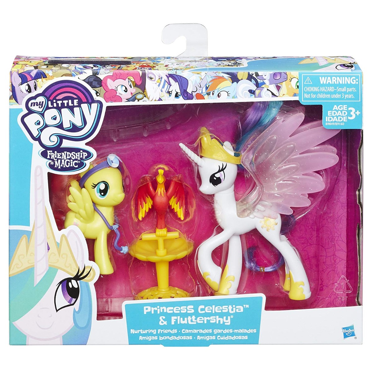 Set Figurine My Little Pony Sweet Celebration, Princess Celestia si Fluttershy