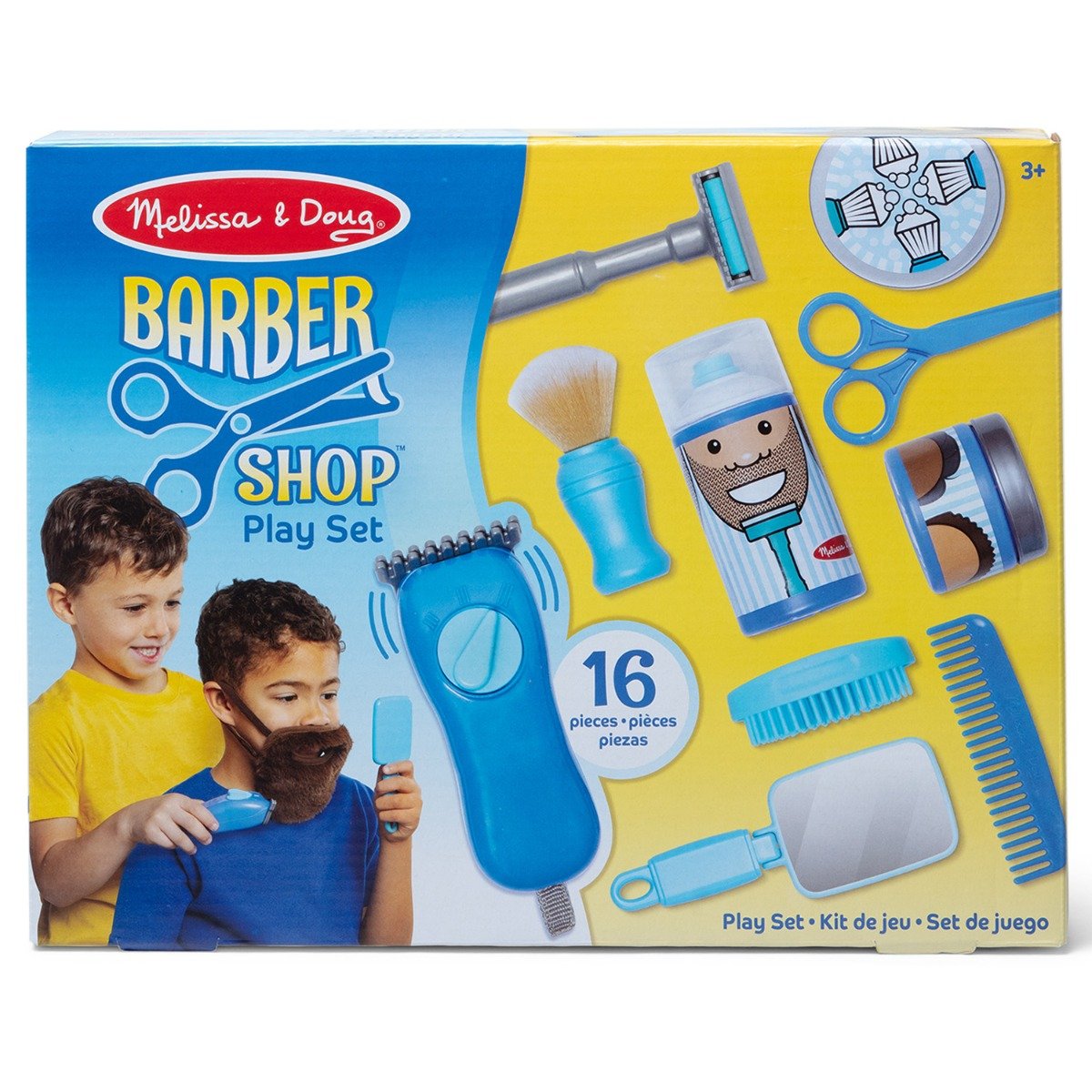Set de joaca la frizerie, Melissa & Doug, 16 piese, 6075360